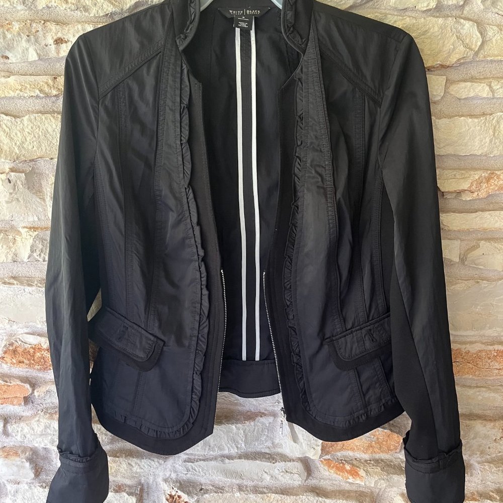 White House Black Market Black Jacket - Size 6